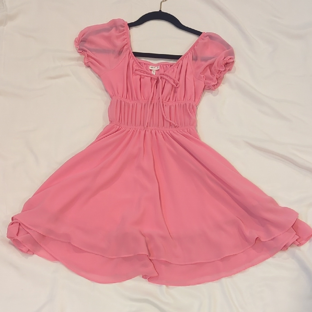 Juniors Girls Women Xsmall Pink Dress for Party or Casual